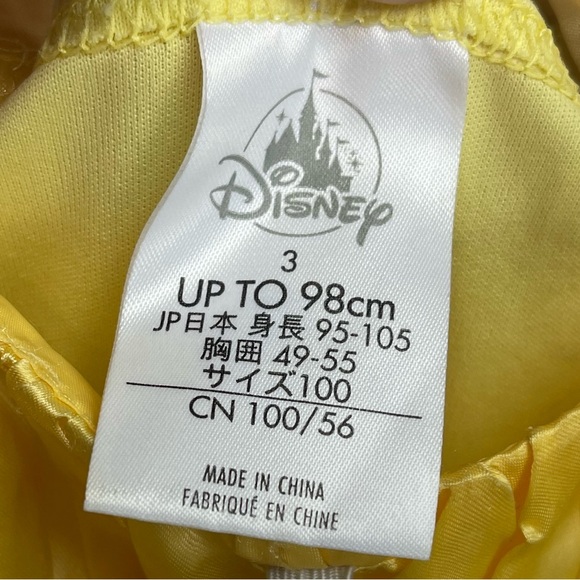 Disney Store Belle from beauty and the beast dress up dress size 3 - Picture 4 of 4